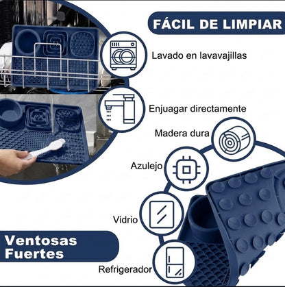 Gassol Alfombra De Alimentación Lenta y Pala De Goma Antiadherente