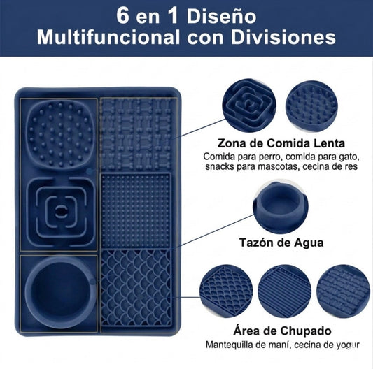 Gassol Alfombra De Alimentación Lenta y Pala De Goma Antiadherente